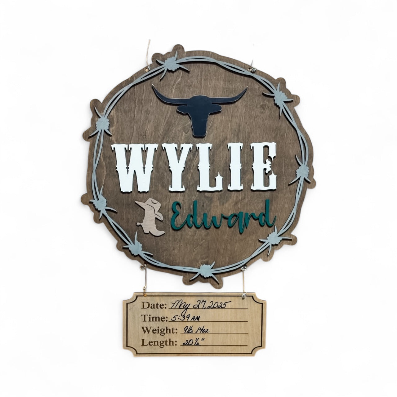 Custom 18” Baby Name Sign – Let’s Design Something Beautiful Together!