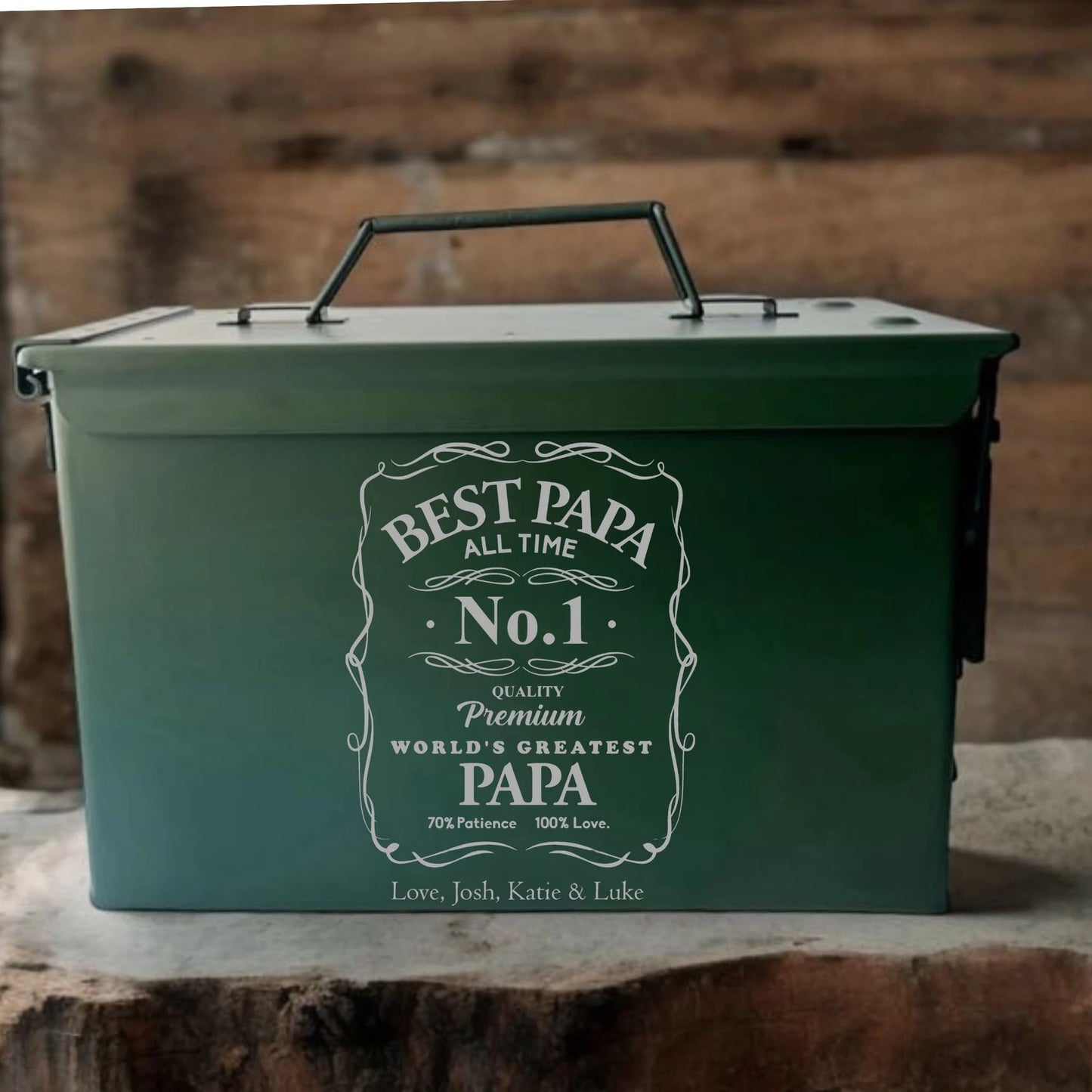 Personalized Ammo Box, Custom Father's Day Gift