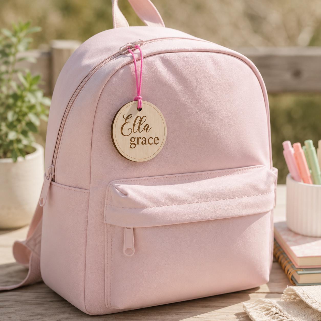 Personalized Backpack Tag- Custom Name Tag for School Bags