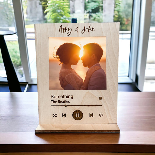 Custom song plaque