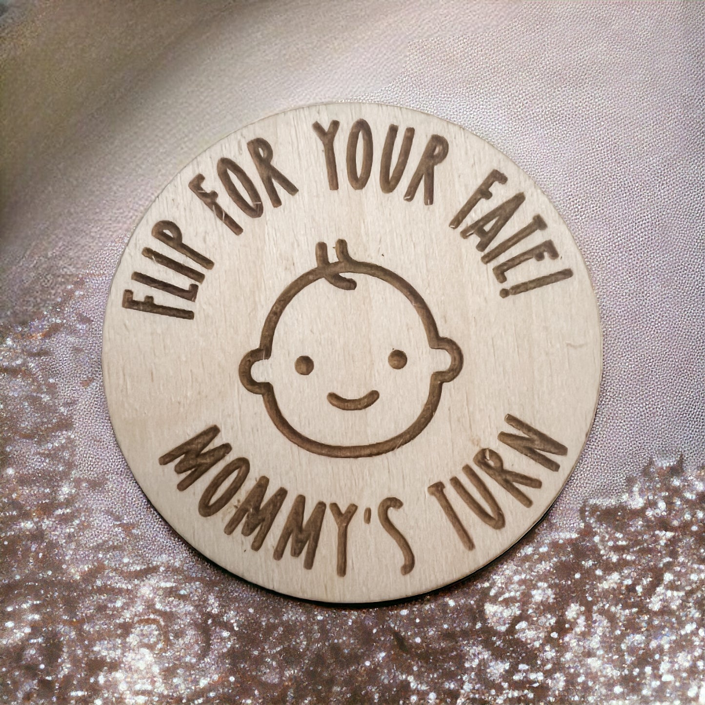 Mom + Dad Decision Coin | New Parent Gift