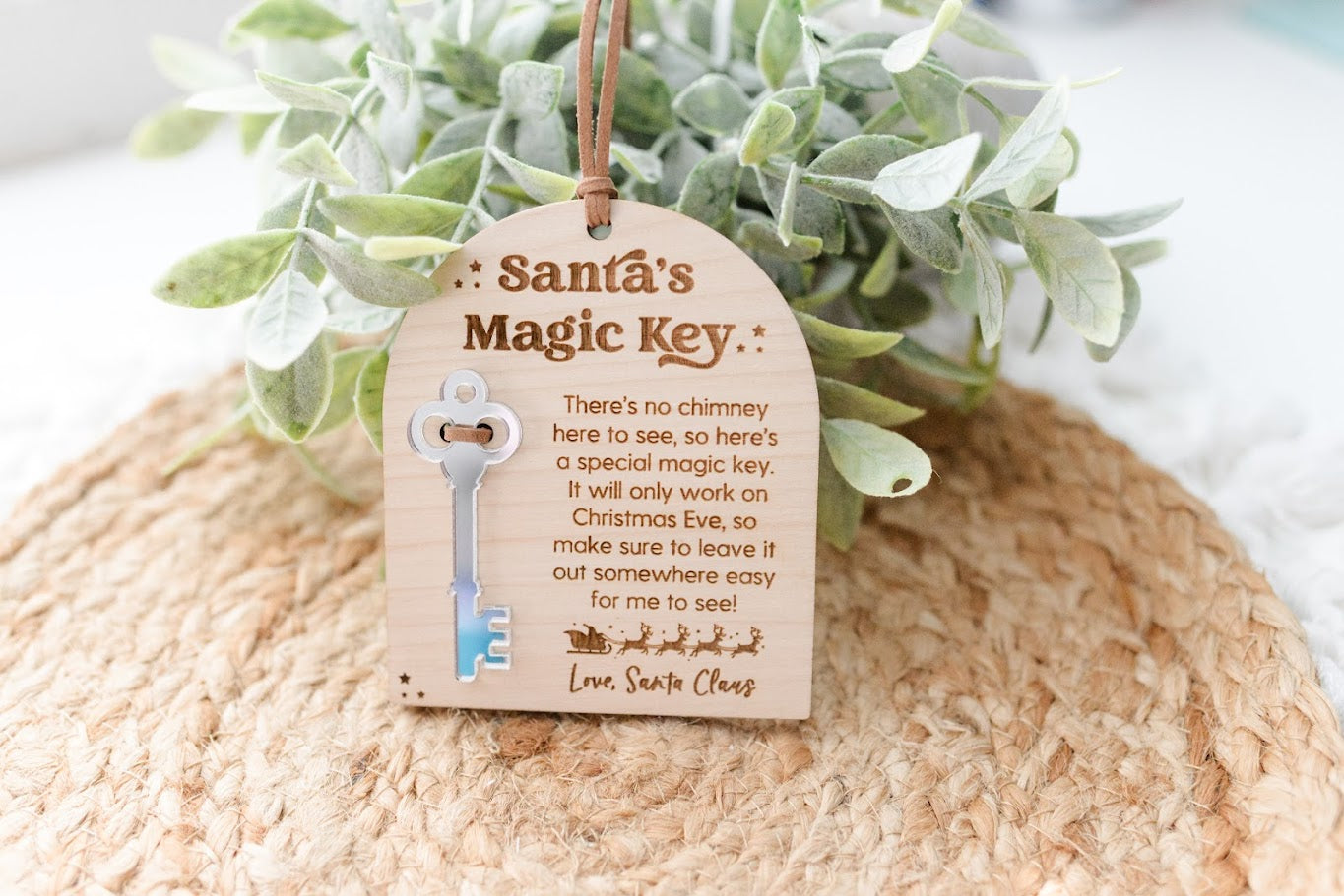 Santa’s Magic Key Christmas Ornament