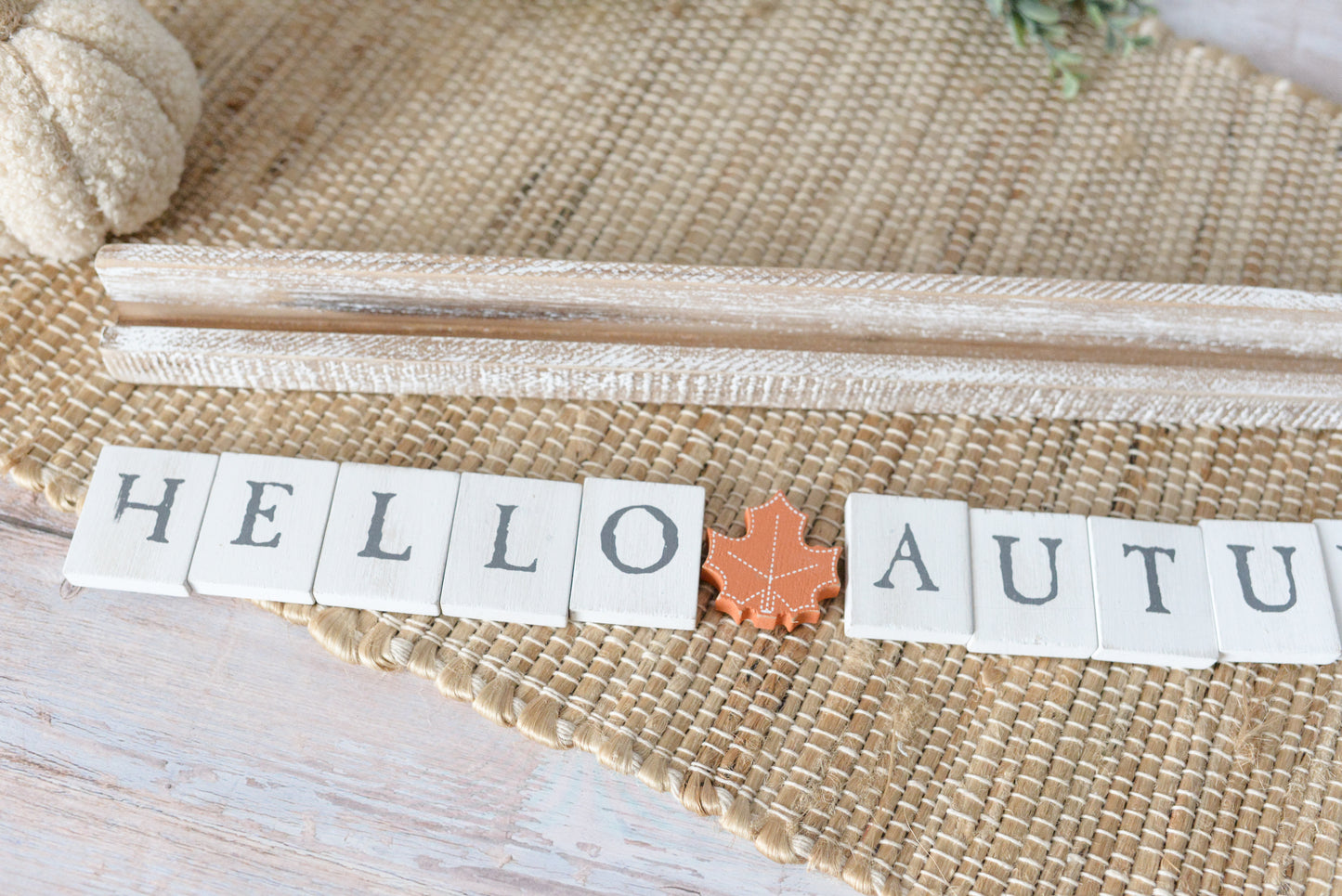Hello Autumn 20x2x1 Letter Ledge Kit