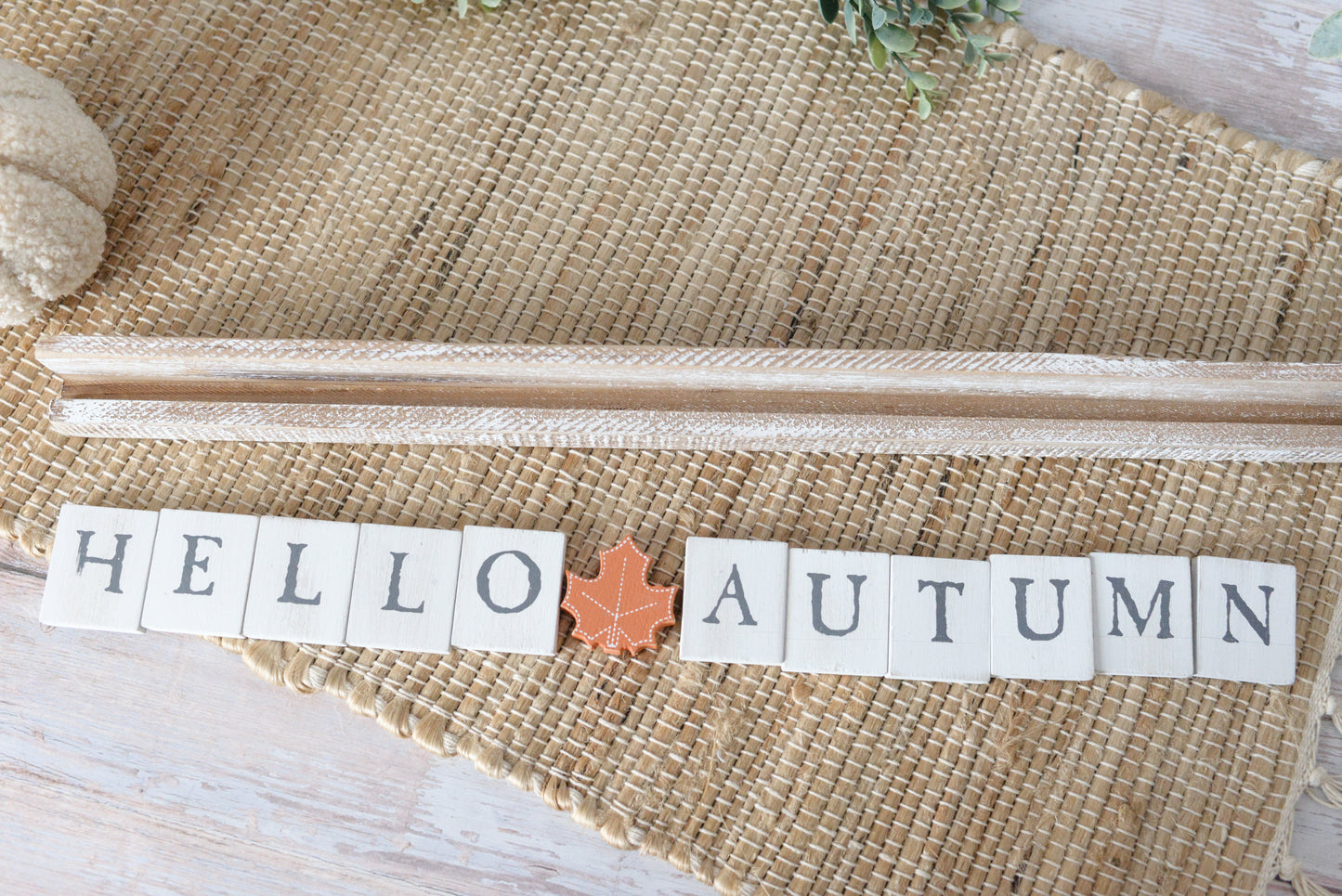 Hello Autumn 20x2x1 Letter Ledge Kit