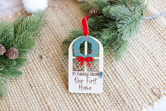 Our First Home Personalized Ornament