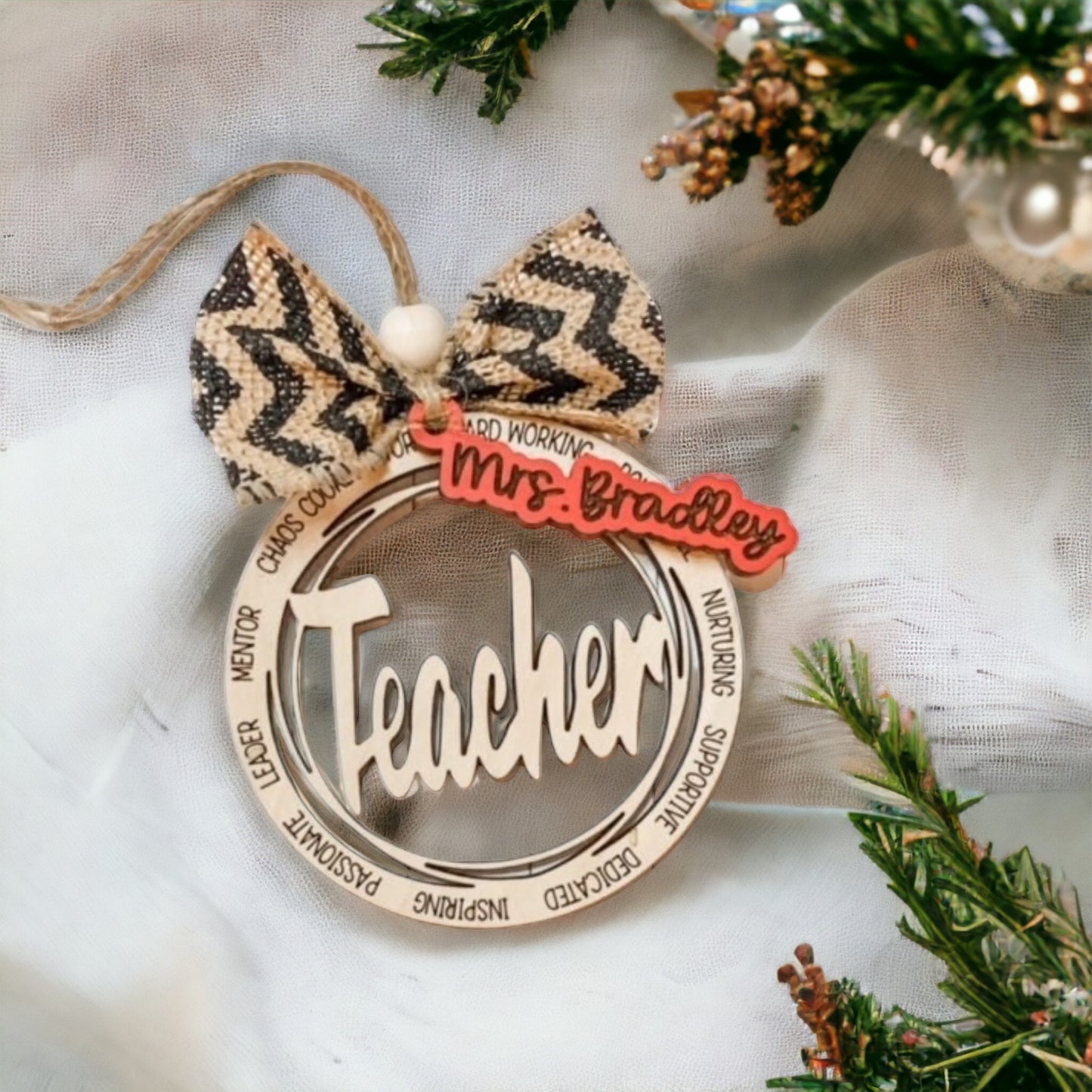 Ornament /Teacher / Personalized