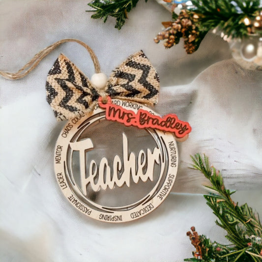 Ornament /Teacher / Personalized