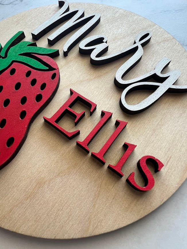 Custom 18” Baby Name Sign – Let’s Design Something Beautiful Together!
