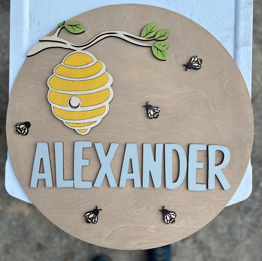 Custom 18” Baby Name Sign – Let’s Design Something Beautiful Together!