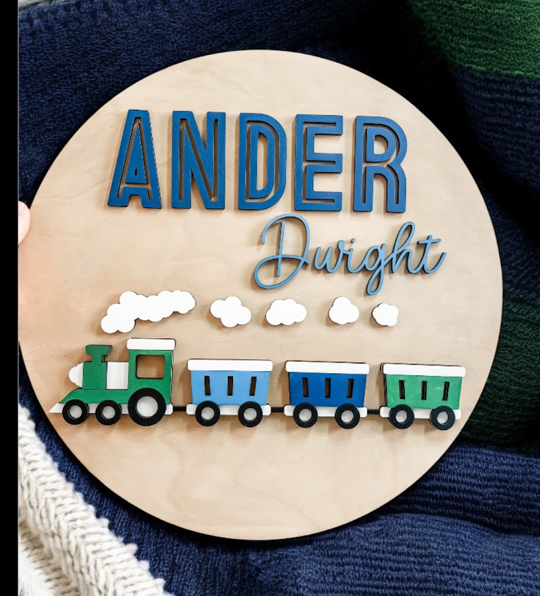 Custom 18” Baby Name Sign – Let’s Design Something Beautiful Together!