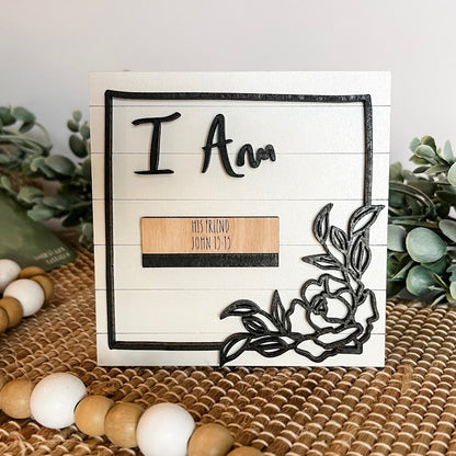 Who God Says You Are - Interchangeable Christian Plaque