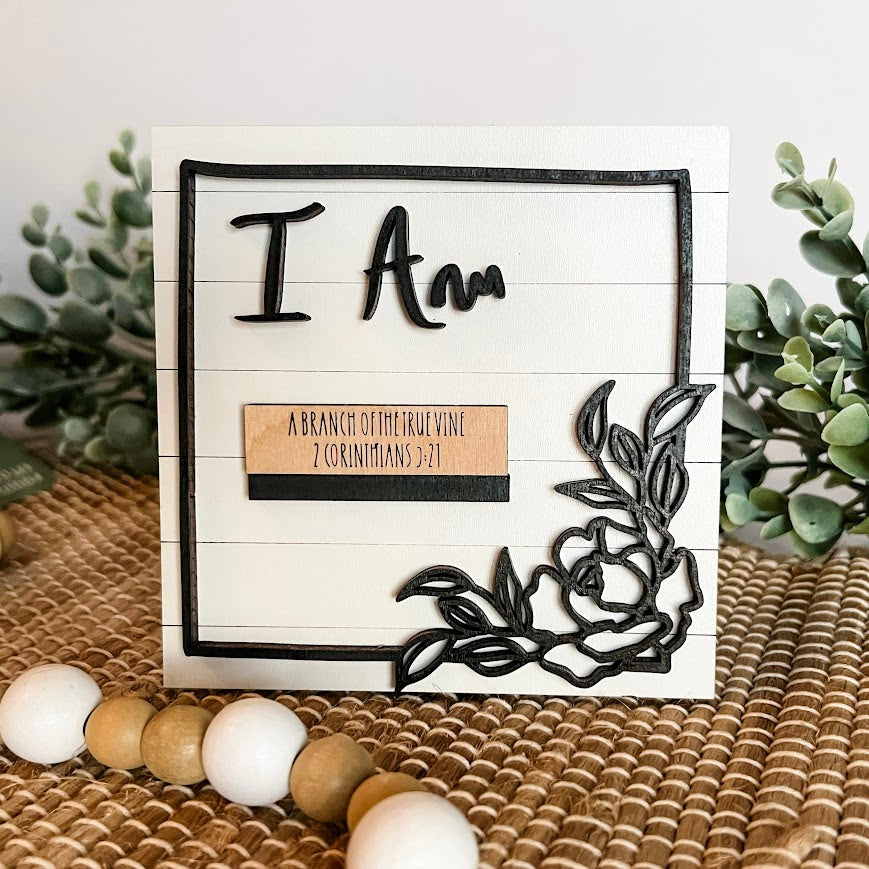 Who God Says You Are - Interchangeable Christian Plaque