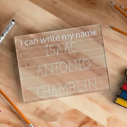 Acrylic Name Practice