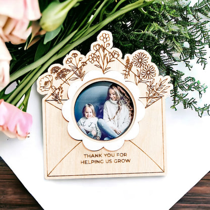 Mother’s Day Photo Frame | Fridge Photo Magnet | Mother's Day Gift | Wallet Size Photo Frame | Gift for Grandma | Gift for Mom