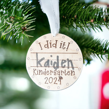 Kindergarten and Preschool Graduation Child's Handwriting Keepsake