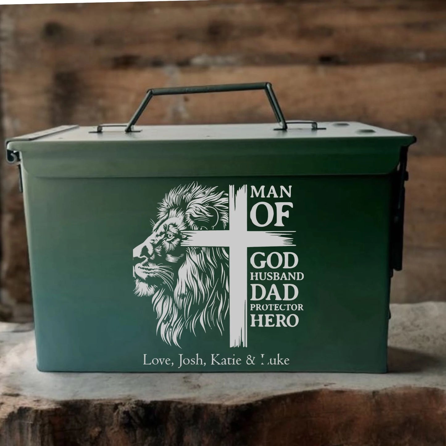 Personalized Ammo Box, Custom Father's Day Gift