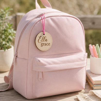 Personalized Backpack Tag- Custom Name Tag for School Bags