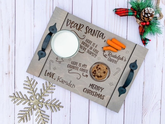 Personalized Santa Tray