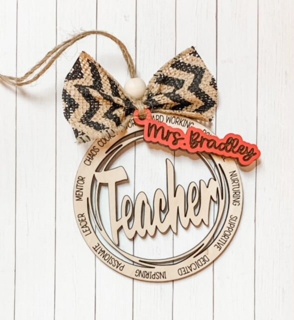 Ornament /Teacher / Personalized