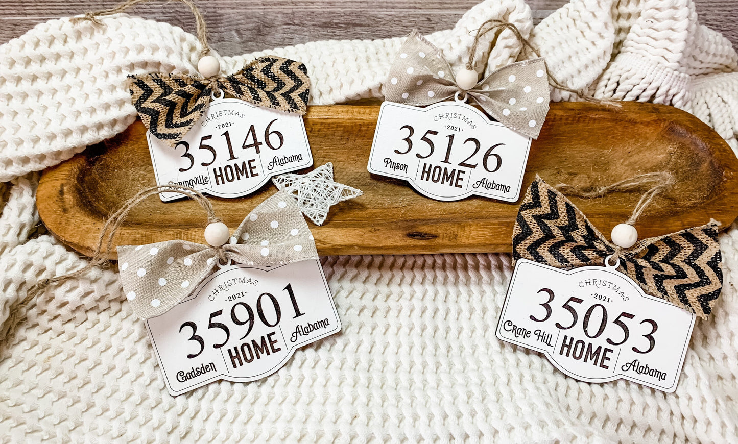 ZIP Code ornaments |