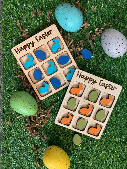 Personalized Tic Tac Toe Game for Easter