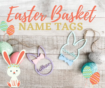 Easter Basket Tags/ Personalized