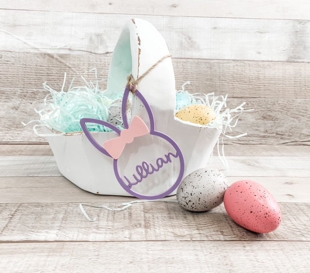 Easter Basket Tags/ Personalized