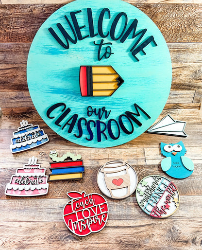 Classroom door hanger| teachers gift 