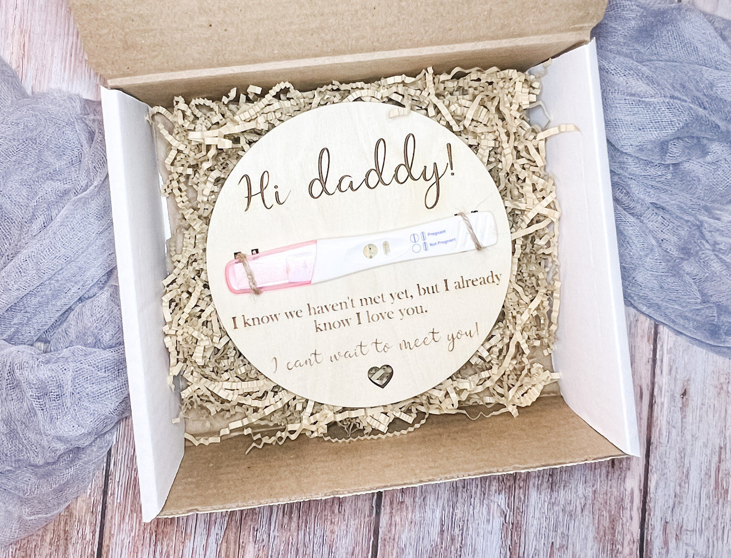 Personalized Pregnancy Announcement