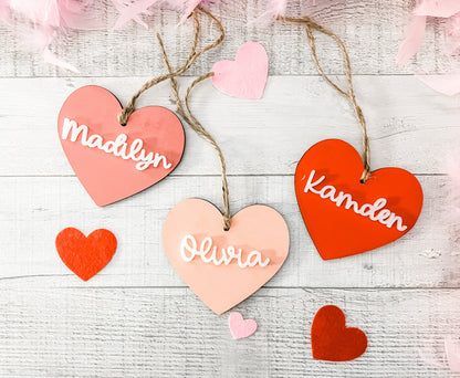 Valentines Tags/ Personalized