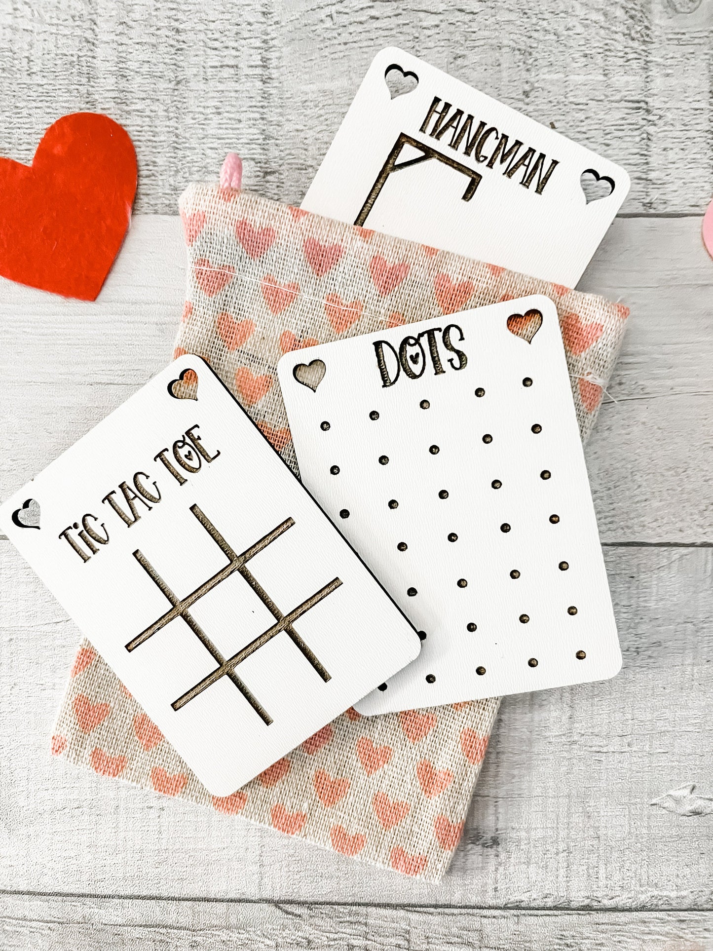 Set of Three Dry Erase Valentines Games | Valentine's Games | Valentines Day gift | Valentines Day Travel Games