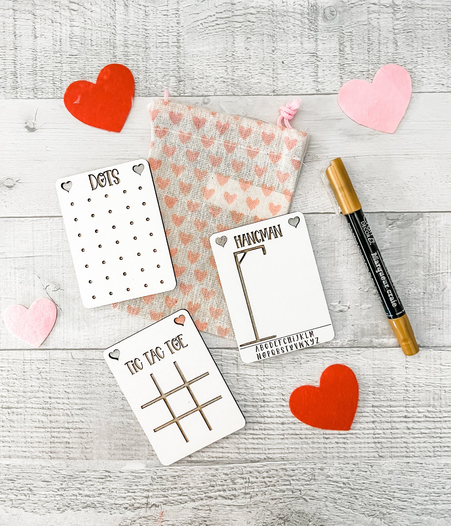 Set of Three Dry Erase Valentines Games | Valentine's Games | Valentines Day gift | Valentines Day Travel Games