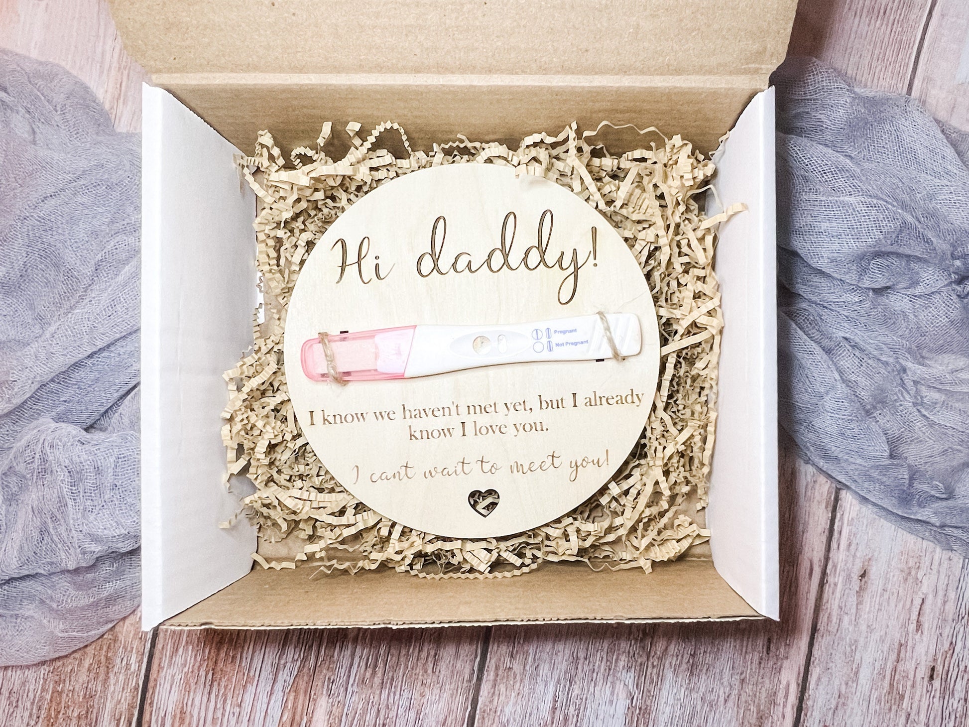 Personalized Pregnancy Announcement