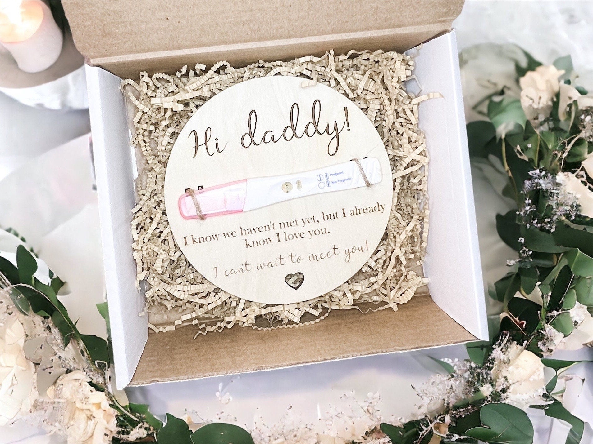 Personalized Pregnancy Announcement